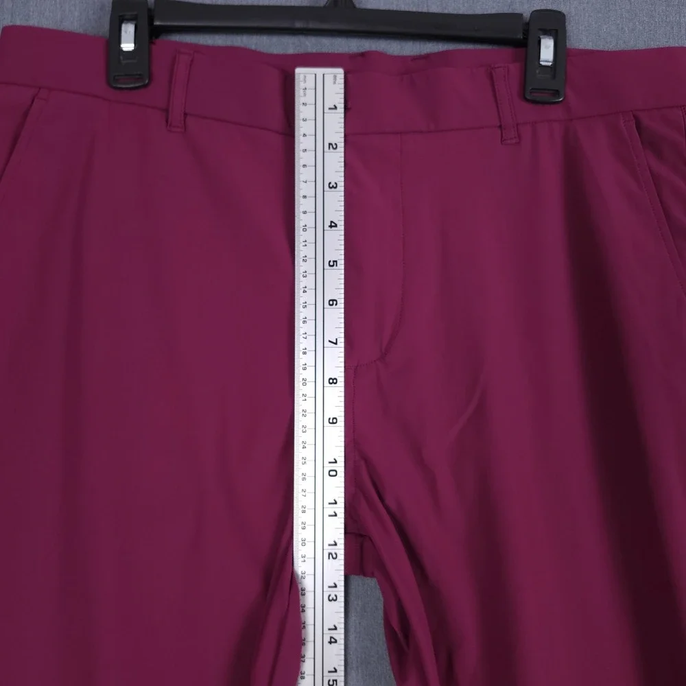 Greyson Montauk Trousers Men 36x32 (Fits 36x25) Purple Stretch Performance Chino